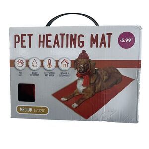 Pet Heater Mat Medium 16x20" Safe Non Toxic Non Electric Latex Free USA‎ NWOT